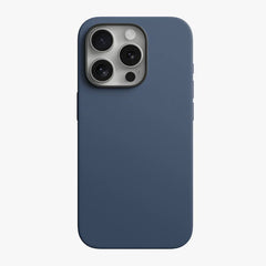 Ice Ocean Blue iPhone Silicone Cover – Soft Touch, Anti-Slip & Stylish Design for iPhone 15 Pro Max