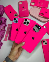 Pink iPhone Silicone Cover – Soft Touch, Anti-Slip & Stylish Protection for iPhone 16
