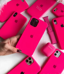Pink iPhone Silicone Cover – Soft Touch, Anti-Slip & Stylish Protection for iPhone 16