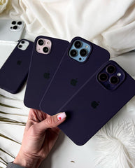 Deep Purple iPhone Silicone Cover – Soft Touch, Anti-Slip & Stylish Protection for iPhone 14 Plus