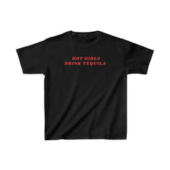 Hot Girls Drink Tequila Baby Tee – Women’s Crop Top