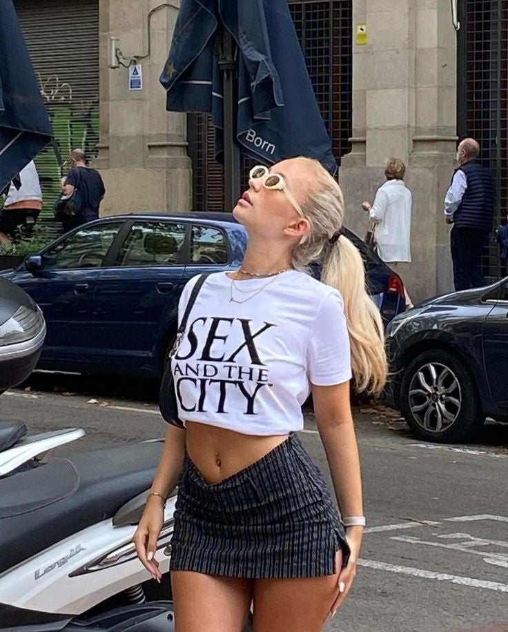 Trendy Sex and the City Crop Top