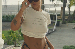 White Aesthetic Crop Top