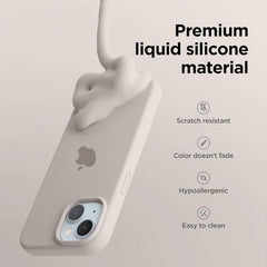 Graphite Grey iPhone Liquid Silicone Cover – Soft Touch, Anti-Slip & Stylish Protection for iPhone 16 Pro Max