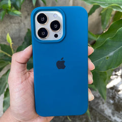 Mediterranean Blue iPhone Back Cover – Premium Silicone, Shock-Resistant & Lightweight for iPhone 16