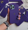 iPhone Silicone Case Dark Purple – Matte Finish Protective Back Cover for iPhone 15 Plus