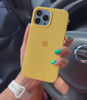 Yellow iPhone Silicone Cover – Soft Touch, Anti-Slip & Stylish Protection for iPhone 16 Pro Max