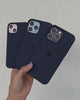 Midnight Blue iPhone Silicone Cover – Soft Touch, Anti-Slip & Stylish Protection for iPhone 16