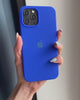 Abyss Blue iPhone Silicone Cover – Soft Touch, Anti-Slip & Stylish Protection for iPhone 17