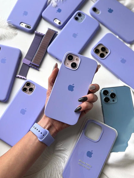Light Purple iPhone Silicone Cover – Soft Touch, Anti-Slip & Stylish Protection for iPhone 15 Pro Max