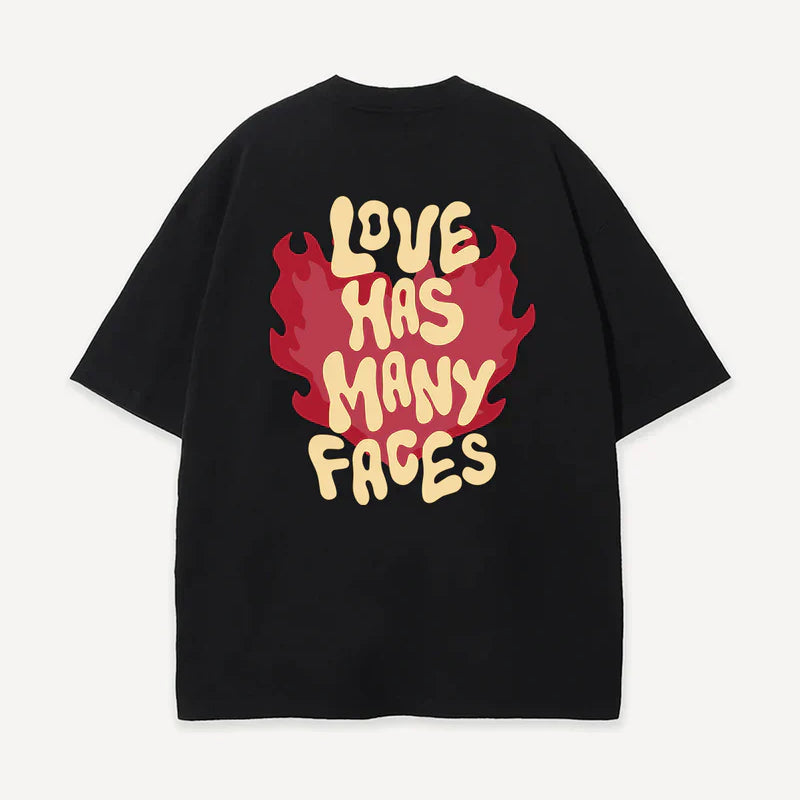 Love Has Many Faces Oversized T-Shirt