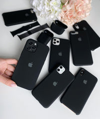 Black iPhone Silicone Case – Premium Liquid Silicone