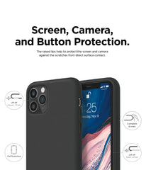 Black iPhone Silicone Case – Premium Liquid Silicone