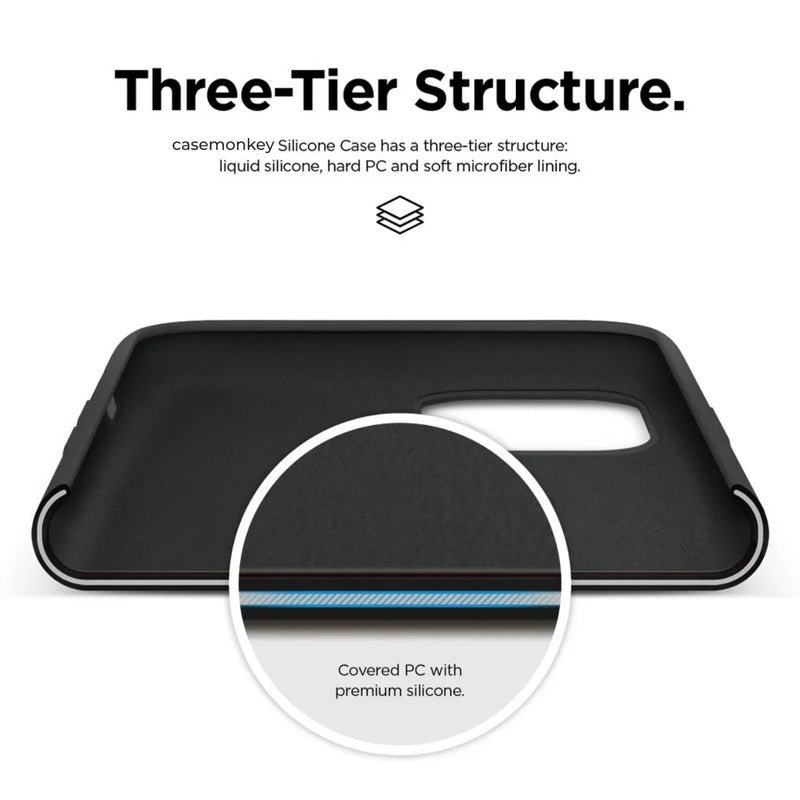 Black iPhone Silicone Case – Premium Liquid Silicone | iPhone 12 Pro