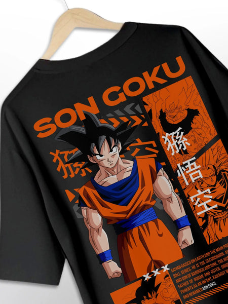 Oversized Goku Anime T-Shirt
