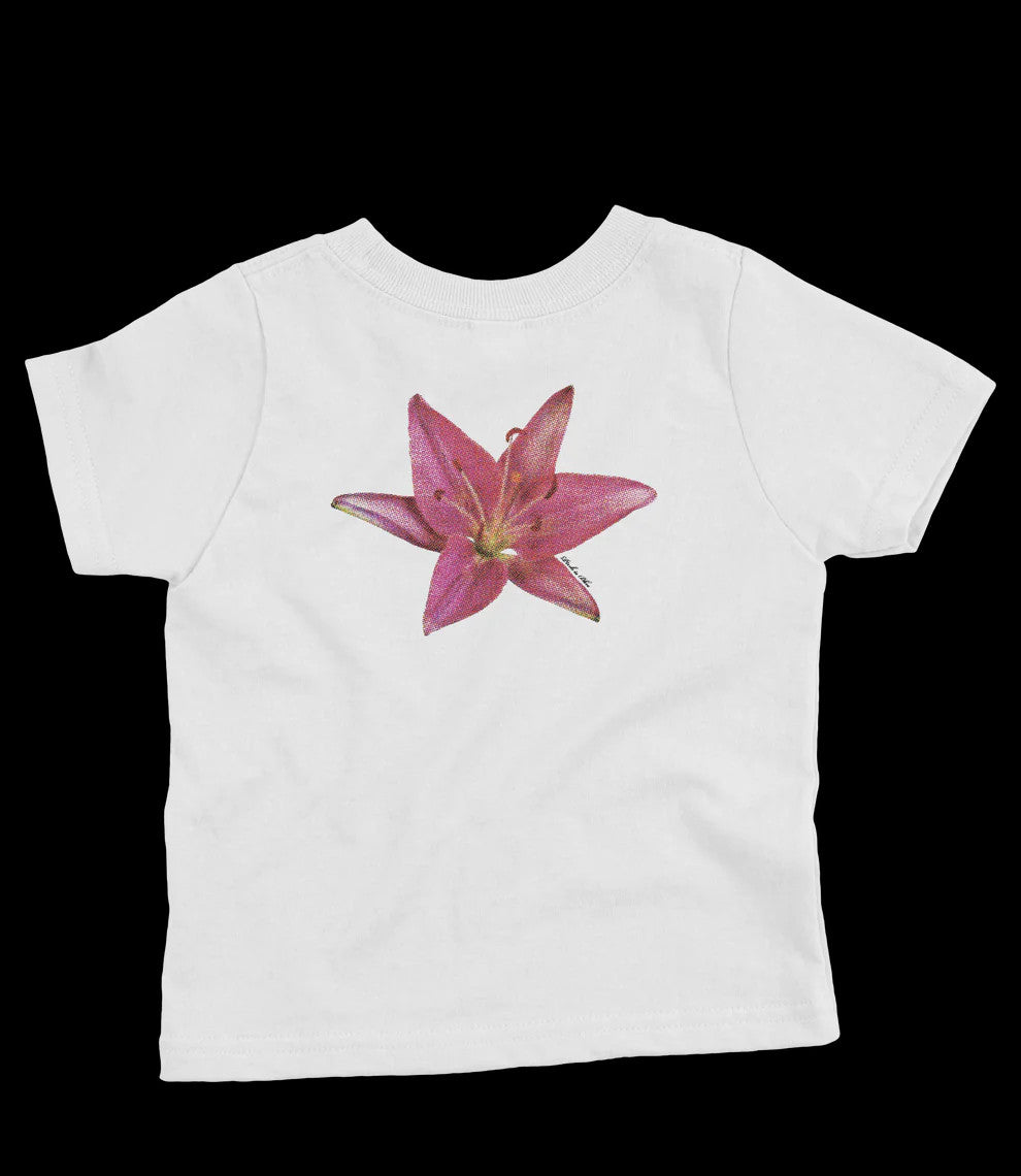 Lily Blossom Aesthetic Baby Tee for Women