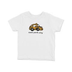 White New York City Crop Top