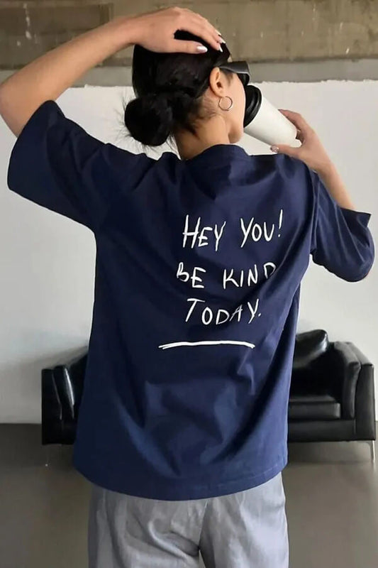 Hey You! Be Kind Today Heavyweight Tee for Gen Z