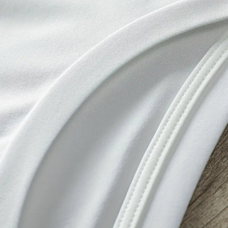 Cherry Graphic Baby Tee – White Crop Top