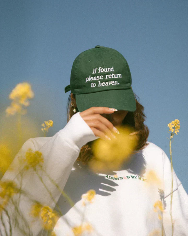 Green Aesthetic Baseball Cap – 