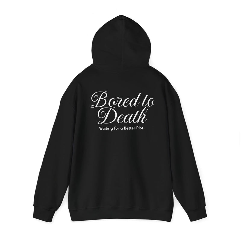 Bored to Death Oversized Hoodie – Black Grunge Streetwear