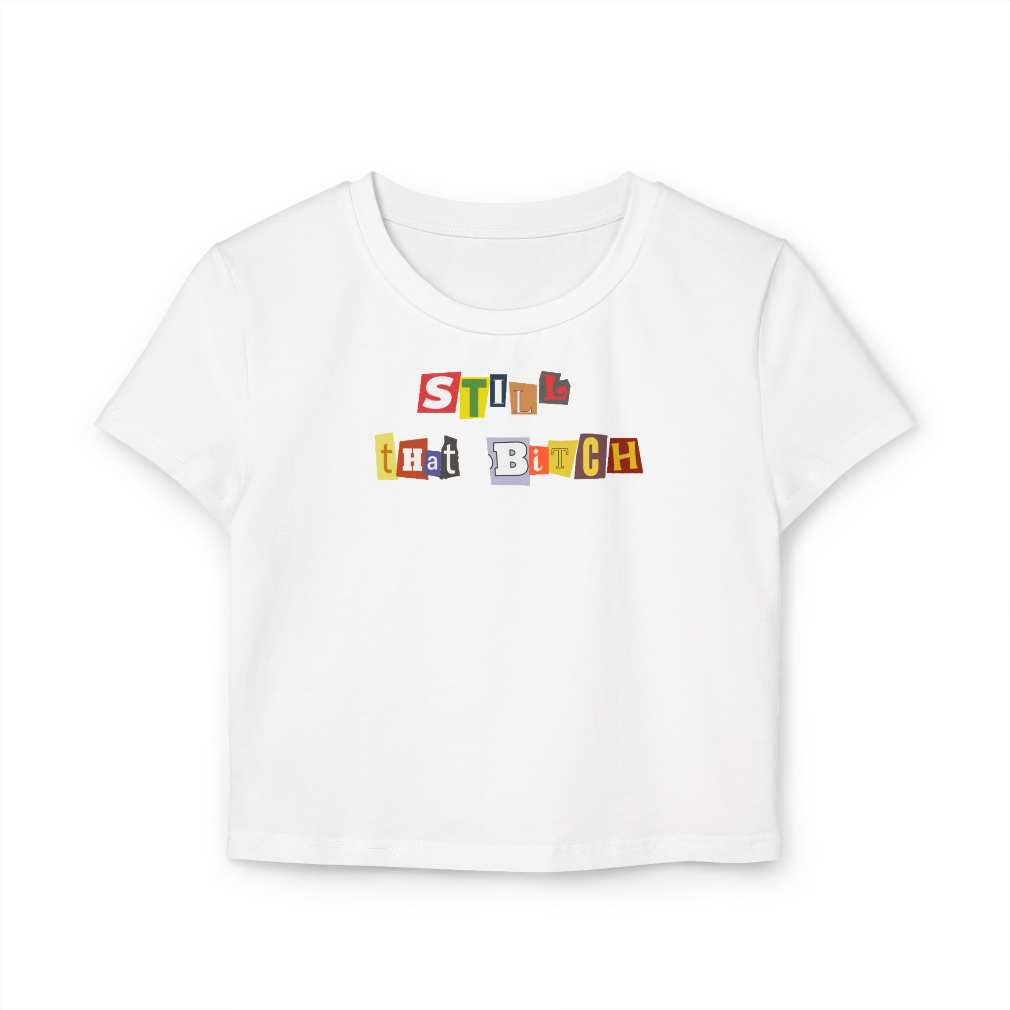 White Crop Top for Gen Z Girlies