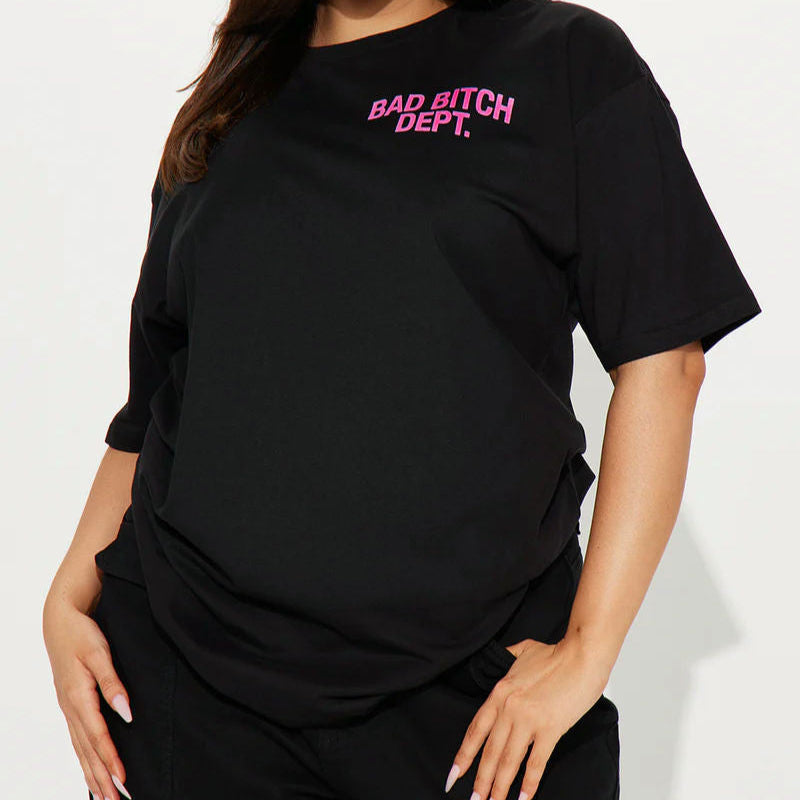 Bad Bitch Club™ Oversized T-Shirt – Black