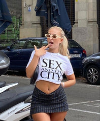 Trendy Sex and the City Crop Top