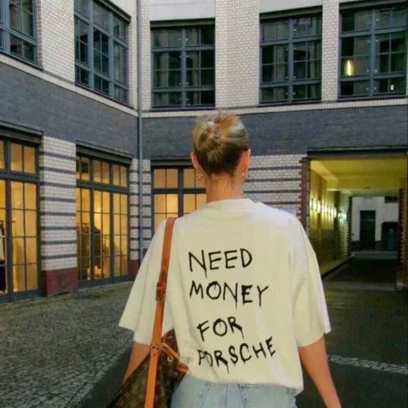 Need Money For Porsche Oversized T-Shirt for Women