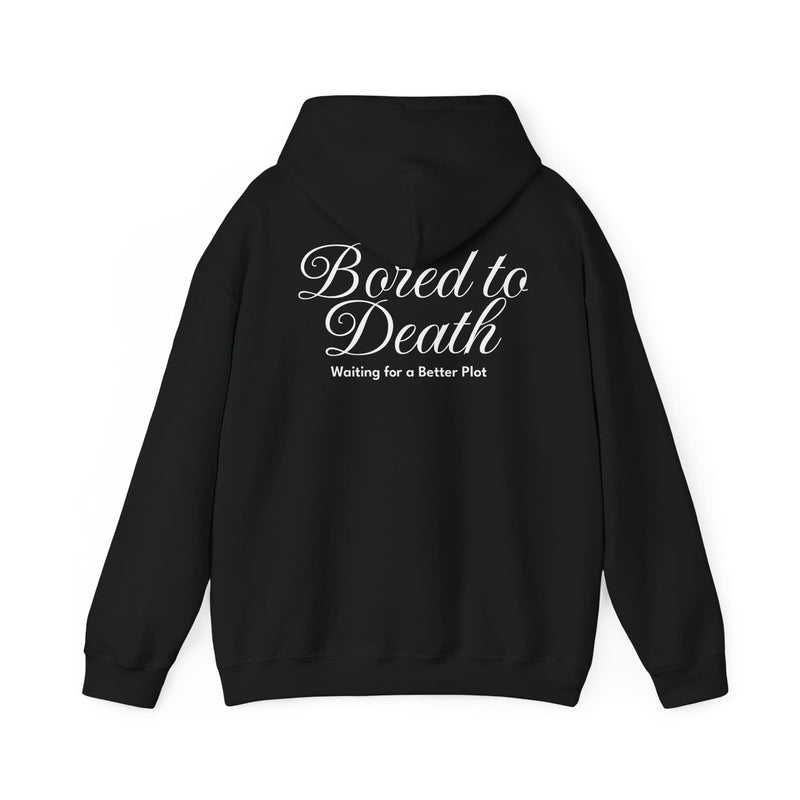 Bored to Death Oversized Hoodie – Black Grunge Streetwear