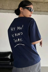 Hey You! Be Kind Today Heavyweight Tee for Gen Z
