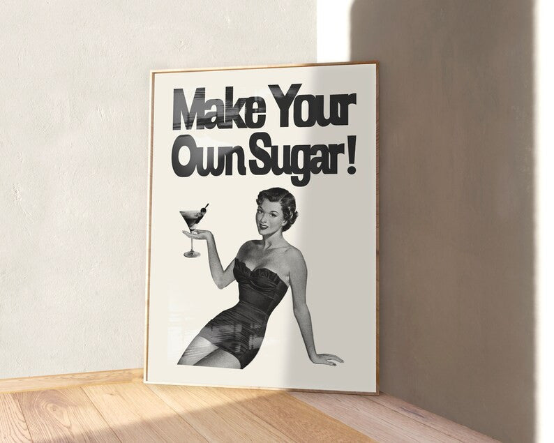 Make Your Own Sugar Poster | Wall Art