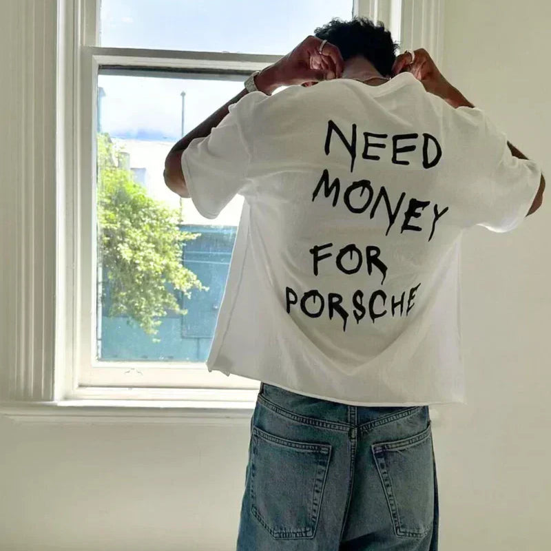 Need Money for Porsche Men Oversized T-Shirt for Men