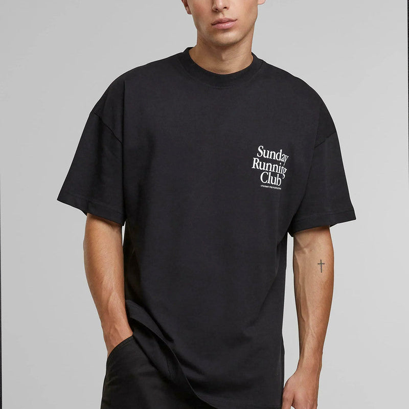 Sunday Running Club Graphic Shirt for Gen Z
