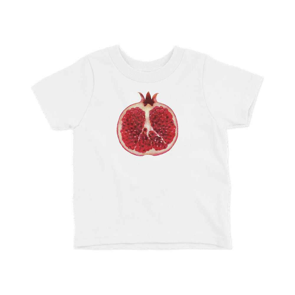 Pomegranate Print Baby Tee for Women