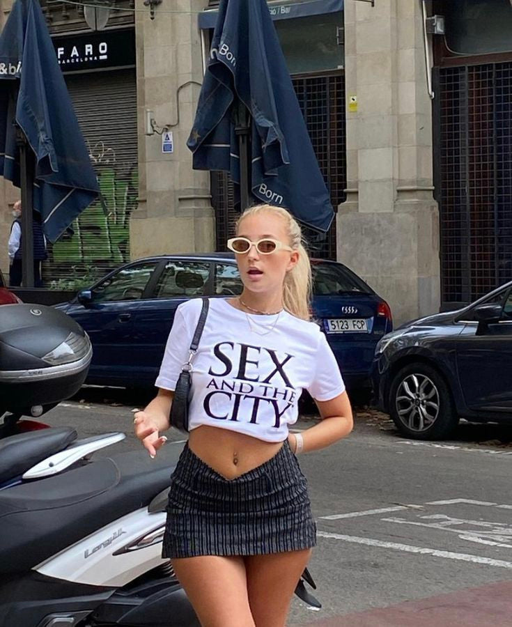 Trendy Sex and the City Crop Top