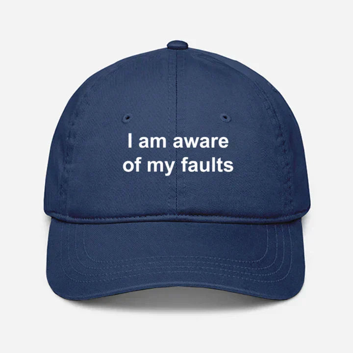 Navy Blue Trendy Gen Z Cap