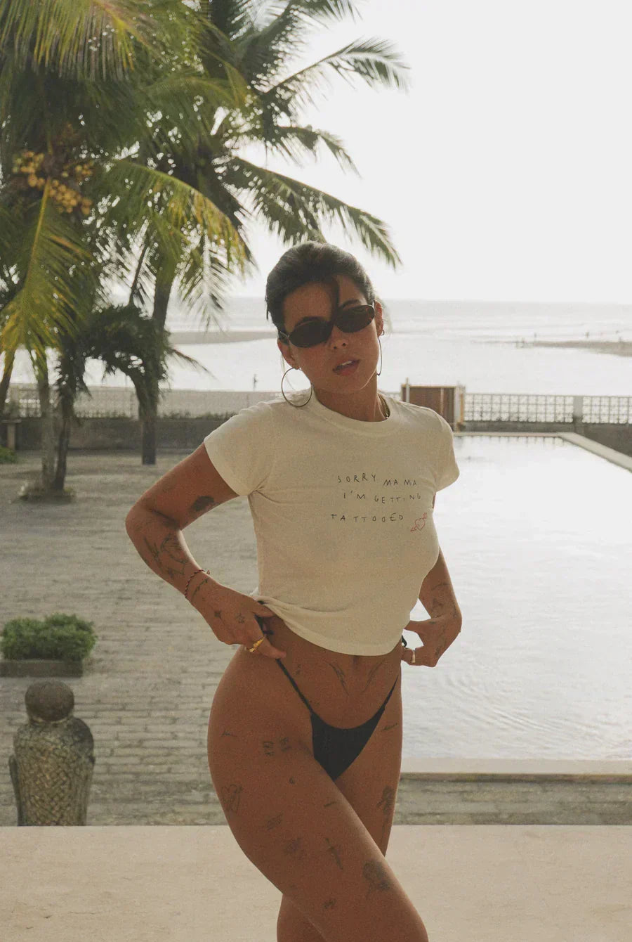 White Aesthetic Crop Top