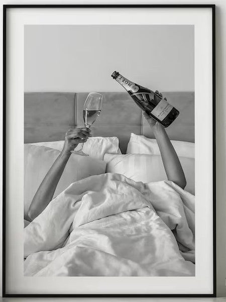 Woman Drinking Poster | Wall Art