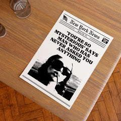 You're So Mysterious Poster | Wall Art