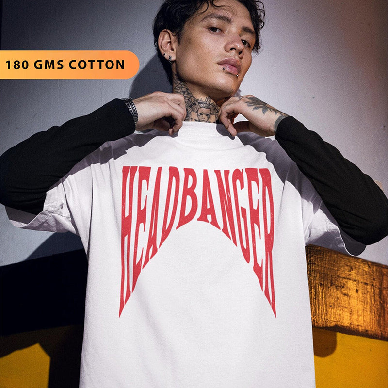 HEADBANGER Oversized T-Shirt for Men & Women