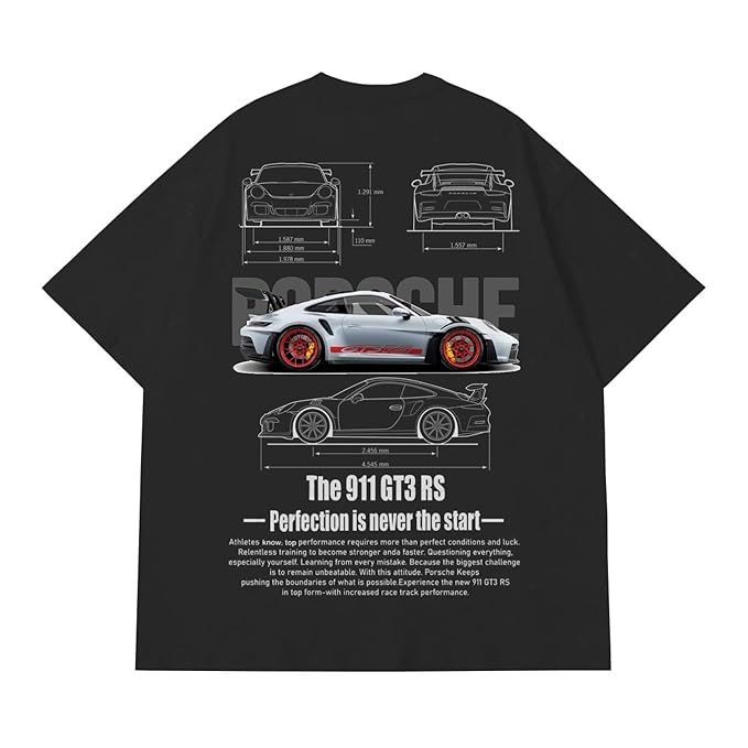 Porsche 911 GT3 RS Oversized T-Shirt 