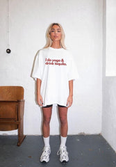 Yoga & Tequila T-Shirt for Women | Funny Graphic Oversized Tee
