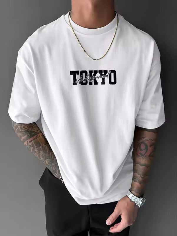 Tokyo Underground Oversized T-Shirt for Men – Premium Cotton, Streetwear Car Graphic