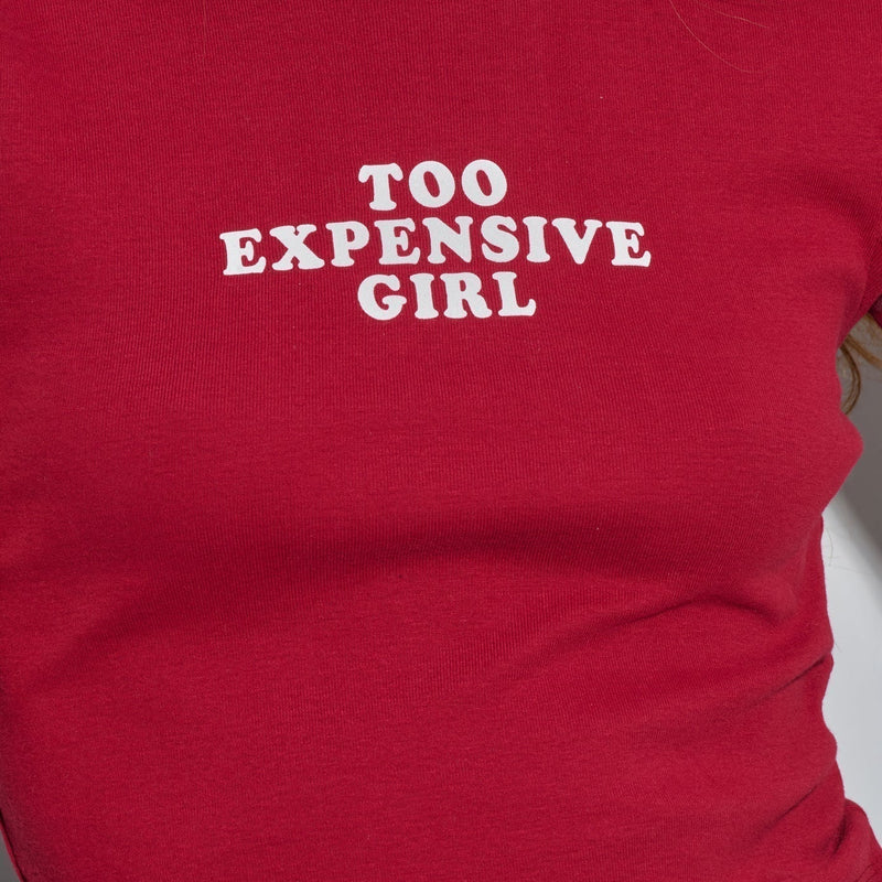 Too Expensive Girl baby tee