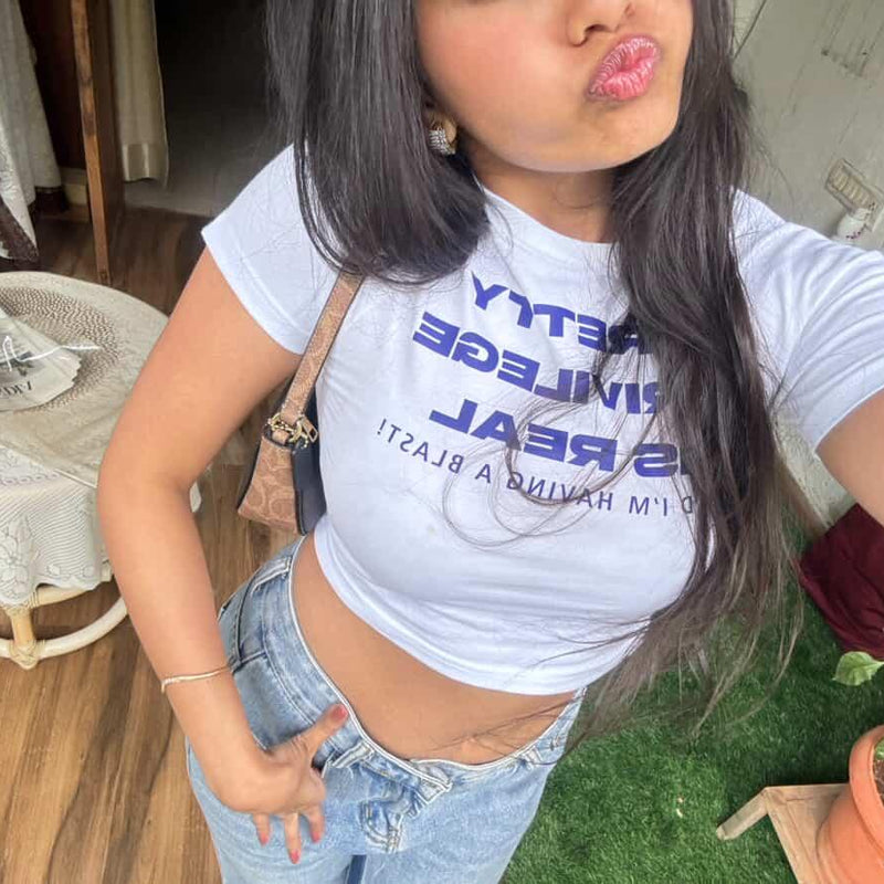 Pretty Privilege Baby Tee